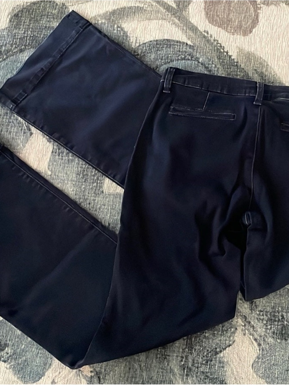 Wrangler Men's Navy Dress Pants - Classic Straight